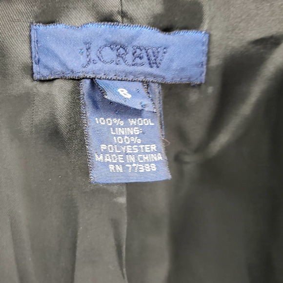 J. Crew Woman Size 8 Black double button Blazer - Picture 2 of 5